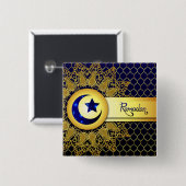 Ramadan Al Adha und Fitr Button (Vorne & Hinten)