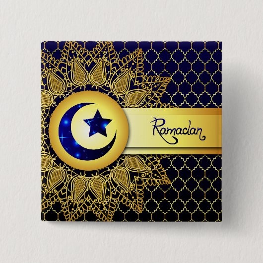 Ramadan Al Adha und Fitr Button (Vorderseite)