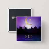 Ramadan-Al Adha und Fitr Button (Vorne & Hinten)