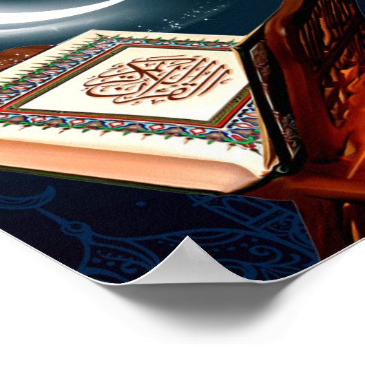 Ramadan Al Adha und Fitr Islamic Poster (Ecke)