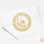 Ramadan Arabisch Gold Akzent Aufkleber (Umschlag)