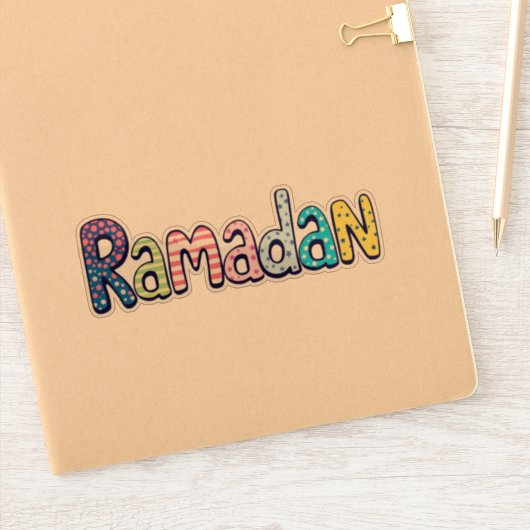 Ramadan Aufkleber (Notizbuch)