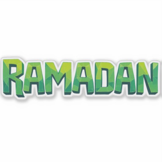 Ramadan Aufkleber (Vorderseite)