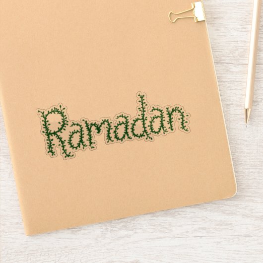 Ramadan Aufkleber (Notizbuch)