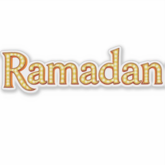 Ramadan Aufkleber (Vorderseite)