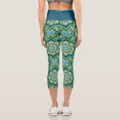Ramadan Background Capri Leggings (Rückseite)