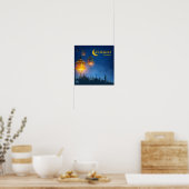 Ramadan Blue Colorful Lanterns Poster (Küche)