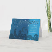 Ramadan Card Blue Karte (Vorderseite)