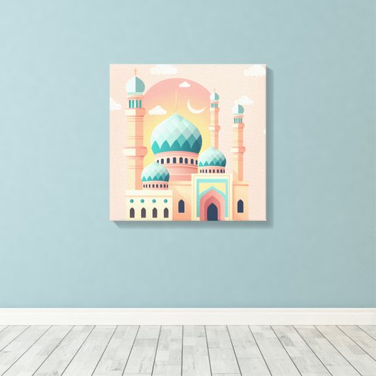 Ramadan Celebration Wall Print  Leinwanddruck (Insitu (Holzboden))