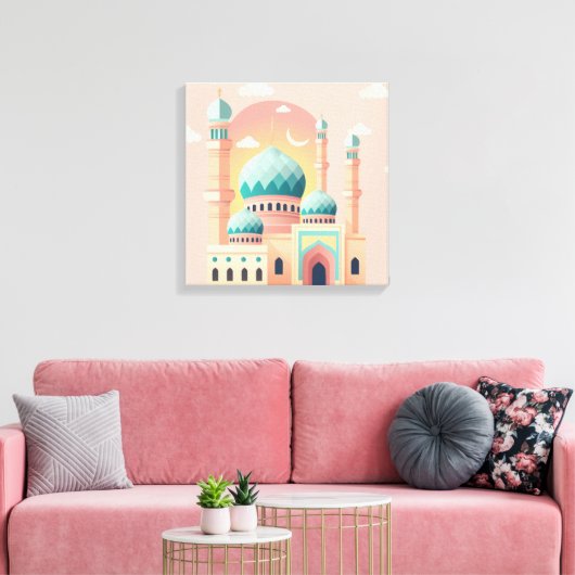 Ramadan Celebration Wall Print Leinwanddruck (Insitu (Wohnzimmer))