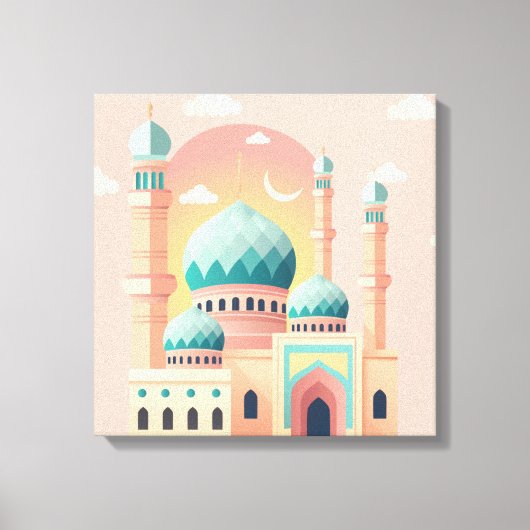 Ramadan Celebration Wall Print  Leinwanddruck (Vorderseite)