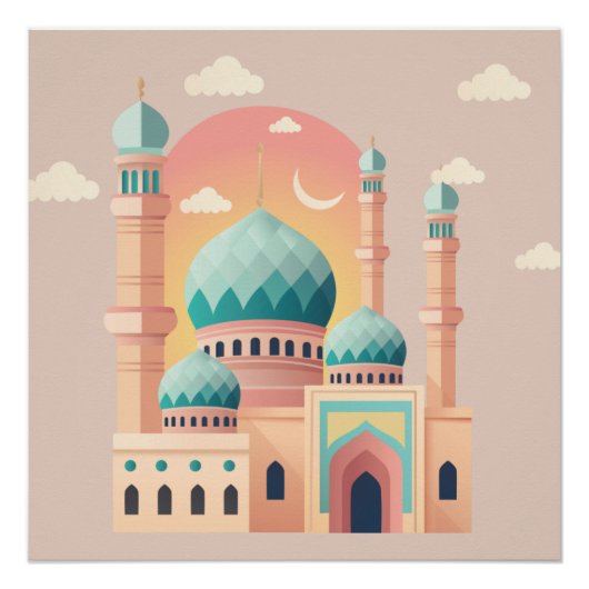 Ramadan Celebration Wall Print Poster (Vorderseite)