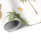 Ramadan Coffee & Dates Seamless Pattern Geschenkpapier (Rolleneckpunkt)