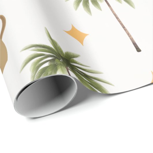 Ramadan Coffee & Dates Seamless Pattern Geschenkpapier (Rolleneckpunkt)