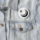 Ramadan Crescent Moon und Star Swoosh Button (Beispiel)
