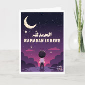 Ramadan - Cute Boy Karte (Vorderseite)