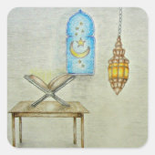 RAMADAN DAY QUADRATISCHER AUFKLEBER (Vorderseite)