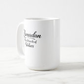 Ramadan der Werte Kaffeetasse (Vorderseite Links)