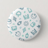 Ramadan Doodles Button (Vorderseite)