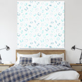 Ramadan Doodles Canvas Print Leinwanddruck (Insitu (Schlafzimmer))
