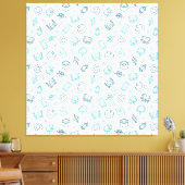 Ramadan Doodles Canvas Print Leinwanddruck (Insitu (Wohnzimmer))