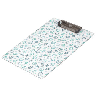 Ramadan Doodles Clipboard Klemmbrett