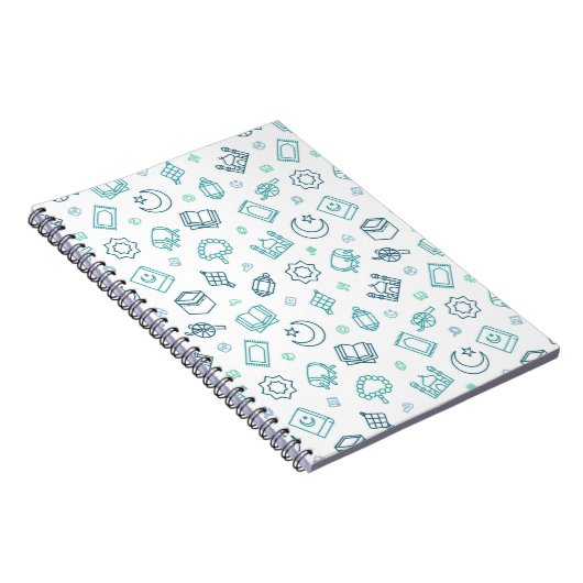 Ramadan Doodles Foto Notebook Notizblock (Rechte Seite)