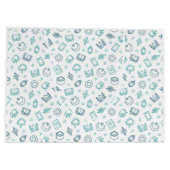 Ramadan Doodles Geschenktasche Große Geschenktüte (Rückseite)