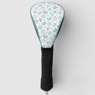 Ramadan Doodles Golf Club Abdeckung Headcover