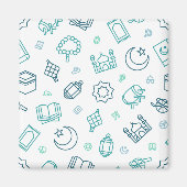 Ramadan Doodles Magnet (Vorne)