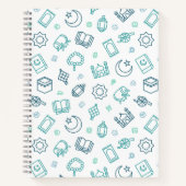 Ramadan Doodles-Notebook Notizblock (Vorderseite)