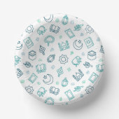 Ramadan Doodles Paper Bowls Pappteller (Vorderseite)