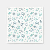 Ramadan Doodles Paper Napkins Serviette (Vorderseite)