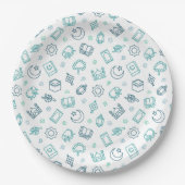 Ramadan Doodles Paper Tellers Pappteller (Vorderseite)