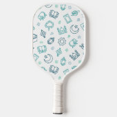 Ramadan Doodles Pickleball Racket Schläger (Rückseite)