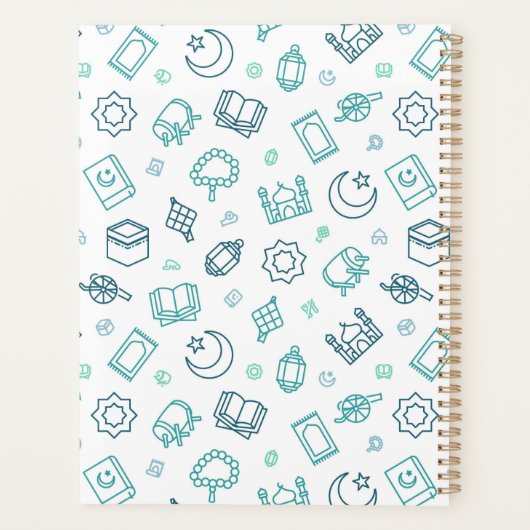 Ramadan Doodles Planner Planer (Rückseite)