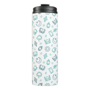 Ramadan Doodles Thermal Tumbler Thermosbecher