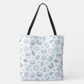 Ramadan Doodles Tote Bag Tasche (Rückseite)