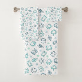 Ramadan Doodles Towel Set (Insitu)