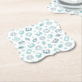 Ramadan Doodles Untersetzer (angewinkelt)