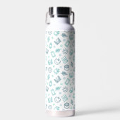 Ramadan Doodles Wasserflasche Trinkflasche (Vorne)