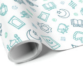 Ramadan Doodles Wrapping Paper Geschenkpapier (Rolleneckpunkt)