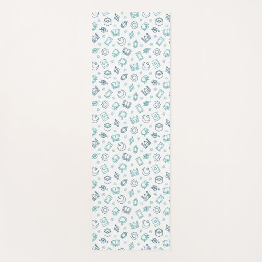 Ramadan Doodles Yoga Mat Yogamatte (Vorderseite)
