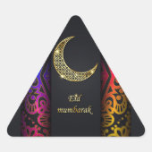 Ramadan Dreieckiger Aufkleber (Vorderseite)