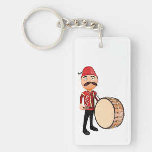 Ramadan Drummer ا ل ب ا طل Acrylic Schlüsselanhäng Schlüsselanhänger