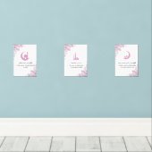 Ramadan Dua Wall Art Set (Holzboden)