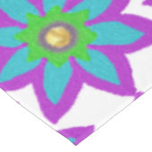 Ramadan Eid funkelnd Blume Tischdecke (Schrägansicht)