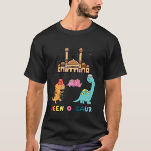 Ramadan Eid Islamischer Dinosaurier Muslim Masjid T-Shirt