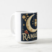 Ramadan fängt das Licht, den Rhythmus. Kaffeetasse (Vorderseite Links)