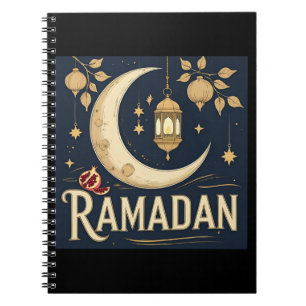 Ramadan fängt Licht, Rhythmus und Reflexion ein Notizblock